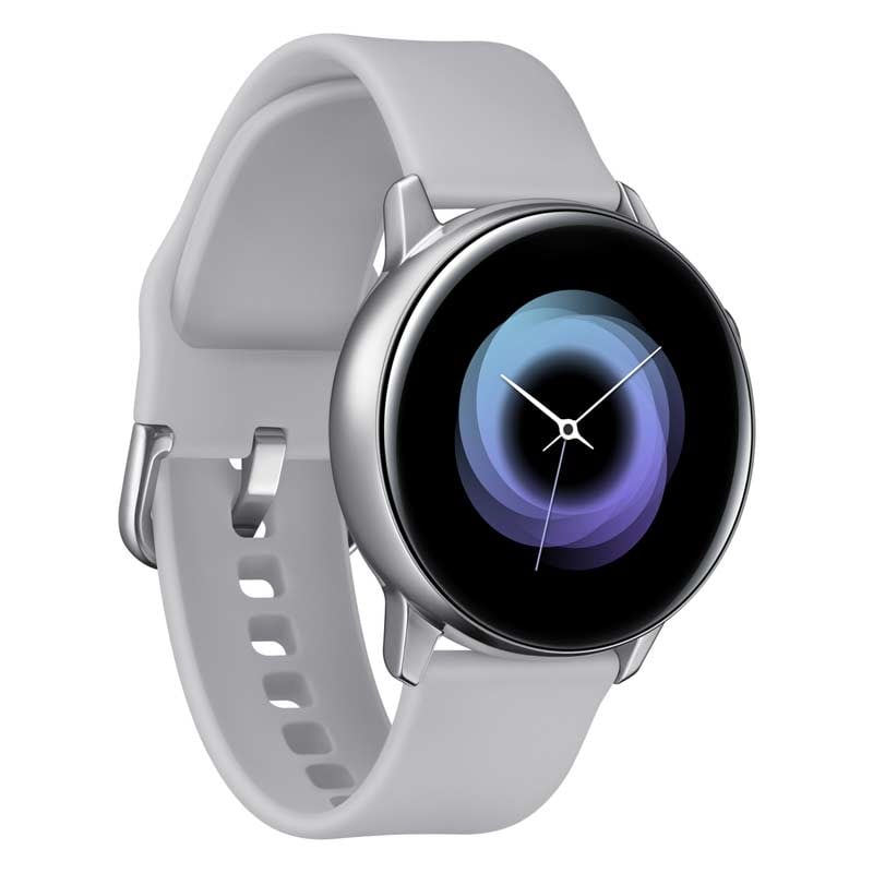 Samsung Galaxy Watch Active silber Wlan induktives Laden Wasserfest